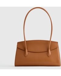 Quince - Italian Leather Double Strap Shoulder Bag - Lyst