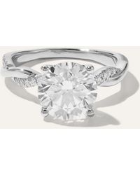 Quince - Lab Grown Diamond Round Twisted Engagement Ring - Lyst