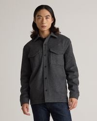 Quince - Italian Wool Overshirt, Wool/Nylon - Lyst