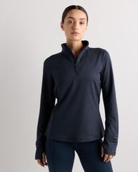Quince - Flowknit Quarter-Zip Pullover, Recycled Polyester - Lyst