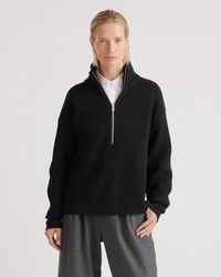 Quince - Australian Merino Wool Half Zip Sweater - Lyst