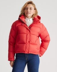 Quince - Responsible Down Cropped Puffer Jacket, Recycled Polyester - Lyst
