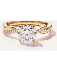 Quince - Lab Grown Diamond Round Twisted Engagement Ring - Lyst