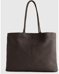 Quince - Italian Leather Handwoven Tote - Lyst