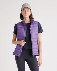 Quince - Lightweight Down Packable Puffer Vest, Recycled Polyester - Lyst