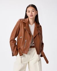Quince - Motorcycle Jacket, Leather - Lyst
