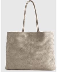 Quince - Italian Leather Handwoven Tote - Lyst