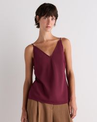 Quince - Matte V-Neck Cami, Recycled Polyester - Lyst