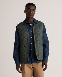 Quince - Featherless Quilted Fleece-Lined Liner Vest, Nylon - Lyst