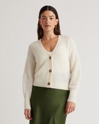 Quince - Baby Alpaca-Wool Cropped Cardigan - Lyst