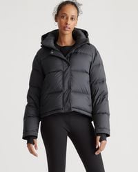 Quince - Responsible Down Cropped Puffer Jacket, Recycled Polyester - Lyst