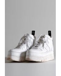 RATT The Riot Leather High Top - White