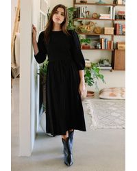 Rachel Pally Winter Linen Roma Dress - Black