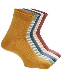 Xappeal - Ribbed Quarter Socks 5 Pairs - Lyst