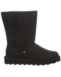 BEARPAW - Elle Short Vegan Water Resistant Fur Boot - Lyst