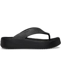 Crocs™ - Getaway Platform Glitter Flip Sandal - Lyst