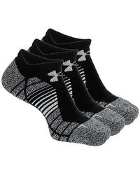 Under Armour - Elevated Performance No Show Socks 3 Pairs - Lyst