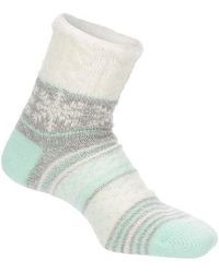 FireSide - Snow Slipper Sock 1 Pair Socks - Lyst