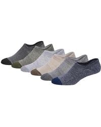 Sof Sole - Large Double Marl Liner Socks 6 Pairs - Lyst