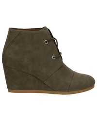 TOMS - Colette Wedge Ankle Boot - Lyst