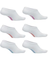 Converse - Pop Color Logo Liner Socks 6 Pairs - Lyst