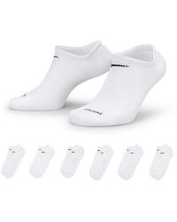 Nike - Large Lightweight No Show Socks 6 Pairs - Lyst