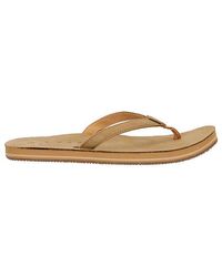 Reef - Solana Leather Flip Flop - Lyst