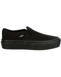 Vans - Asher Platform Slip On Sneaker - Lyst