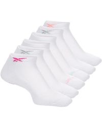 Reebok - Logo Low Cut Socks 6 Pairs - Lyst