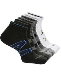New Balance - Athletic Quarter Socks 6 Pairs - Lyst