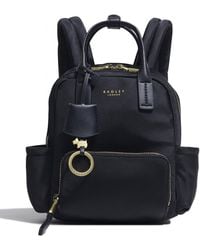 radley large zip top backpack