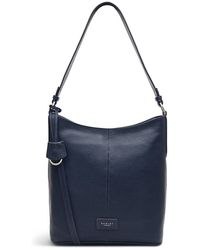 Radley London Women's Southwark Lane Large Ziptop Hobo Bag - Navy - Blue