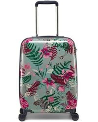 radley linear flower suitcase