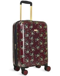 Burgundy in Brown Womens Bags Luggage and suitcases Radley London Womens Signature Dog 4 Wheel Large Suitcase 