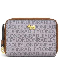 Radley London Women's Signature Logo Small Zip Around Purse - Ash Grey