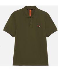 RÆBURN Si S/s Polo Olive - Green