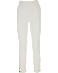 Patrizia Pepe Pantaloni Donna In Saldo - Bianco