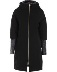 Herno Black Coat