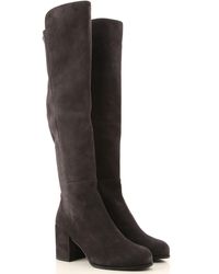 Stuart Weitzman Stivali e Stivaletti Donna In Outlet - Grigio