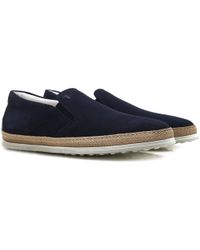 Tod's Slip on Sneakers Uomo In Saldo - Blu