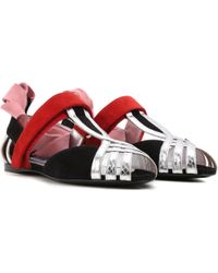 Prada Scarpe Ballerine In Outlet - Nero