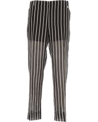 Twin Set Pantalones de Mujer - Negro