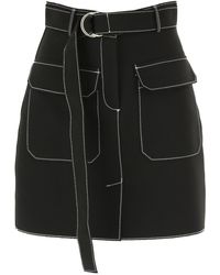 MSGM Falda para Mujer Baratos en Rebajas - Negro
