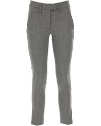 Dondup Pantaloni Donna In Saldo - Grigio