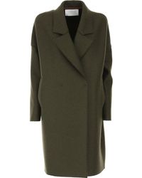 Harris Wharf London Manteau Femme Pas cher en Soldes - Vert