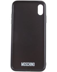 Moschino Fundas iPhone Baratos en Rebajas - Negro