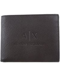 armani exchange wallet mens