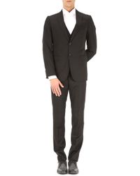 armani suit three piece