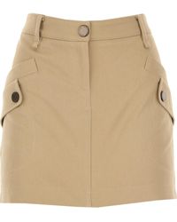 Patrizia Pepe Falda para Mujer Baratos en Rebajas - Neutro