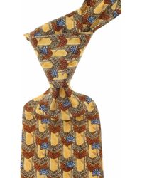 Ermenegildo Zegna Corbatas Baratos en Rebajas - Amarillo